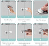 Child Safety Wardrobe Lock – Self Adhesive Cabinet & Drawer Lock for Children