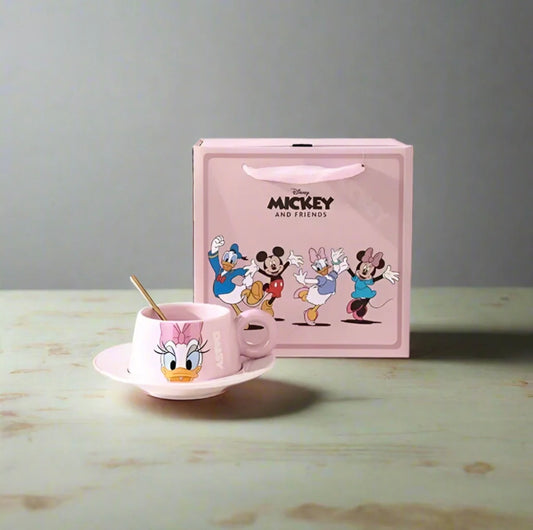 Disney Mickey & Friends Cup & Saucer Gift Set – Daisy Duck Edition