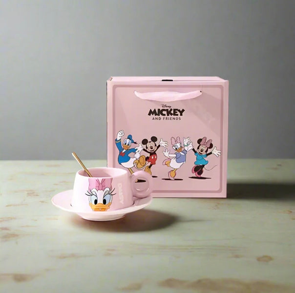 Disney Mickey & Friends Cup & Saucer Gift Set – Daisy Duck Edition