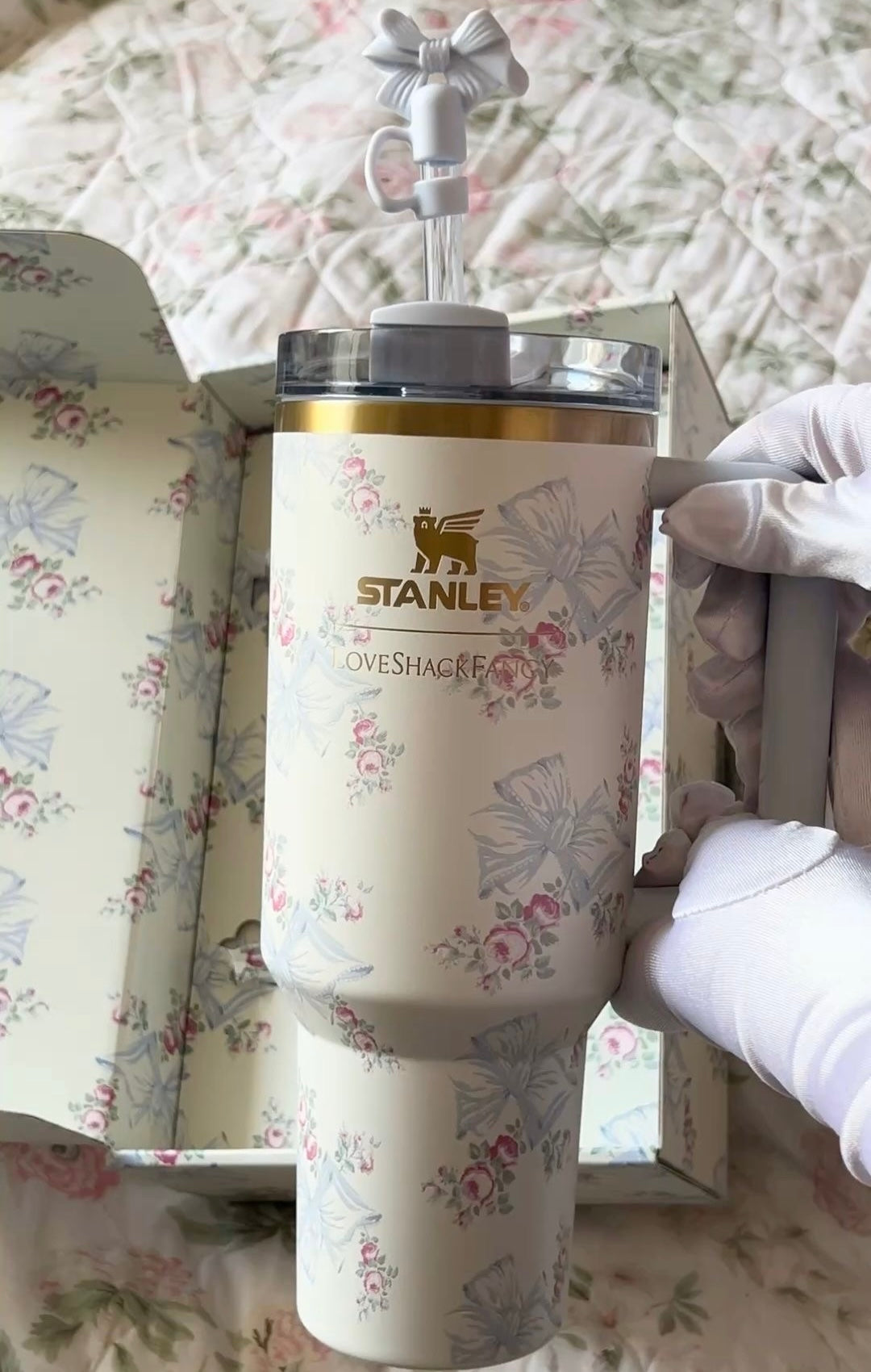 Stanley Love Shack Tumbler With Straw Cover And Gift Box Packing