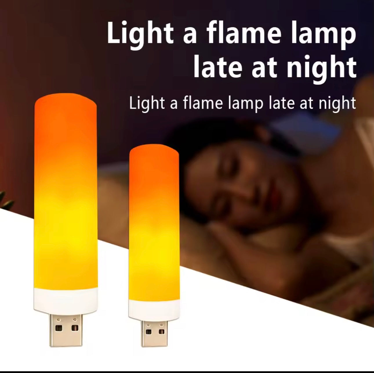 Luxury USB LED Ambient Night Light – Warm Glow Minimalist Lamp for Home & Office