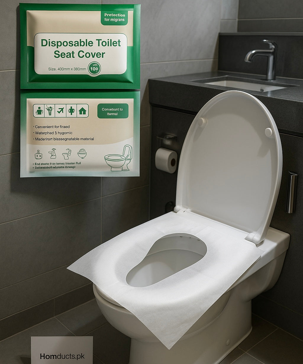 Premium Disposable Toilet Seat Covers – Travel-Friendly Hygienic Protection (10pcs)
