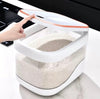 Premium Airtight Rice Storage Container with Measuring Cup & Moisture-Proof Lid | Large Kitchen Food Grain Storage Box