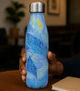 Premium Floral Pattern Insulated Stainless Steel Bottle – 500ml (Hot & Cold)