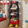 Original Disney Mickey & Minnie 3-Tier Storage Organizer Rack | Multipurpose Standing Storage Shelf for Kids Room & Home