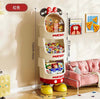 Original Disney Mickey 3-Tier Standing Storage Organizer Cabinet | Multipurpose Toy, Book & Home Storage Shelf with Top Dustproof Bin