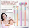 3-Sided Deep Clean Toothbrush – Multi-Angle Soft Bristle Oral Care Brush (1 Pc)
