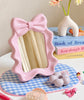 Cute Bow-Shaped Tabletop Vanity Mirror