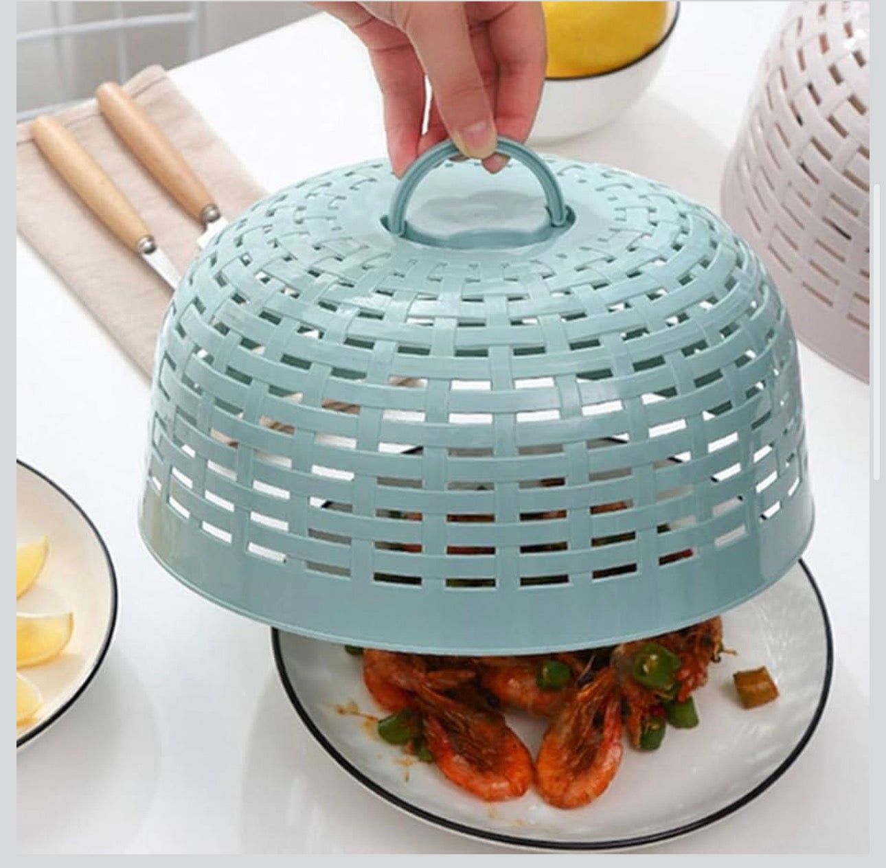 Premium Fly Proof Food Cover Dome – Reusable Kitchen Food Protection Cover for Dining Table & Kitchen