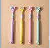 3-Sided Deep Clean Toothbrush – Multi-Angle Soft Bristle Oral Care Brush (1 Pc)