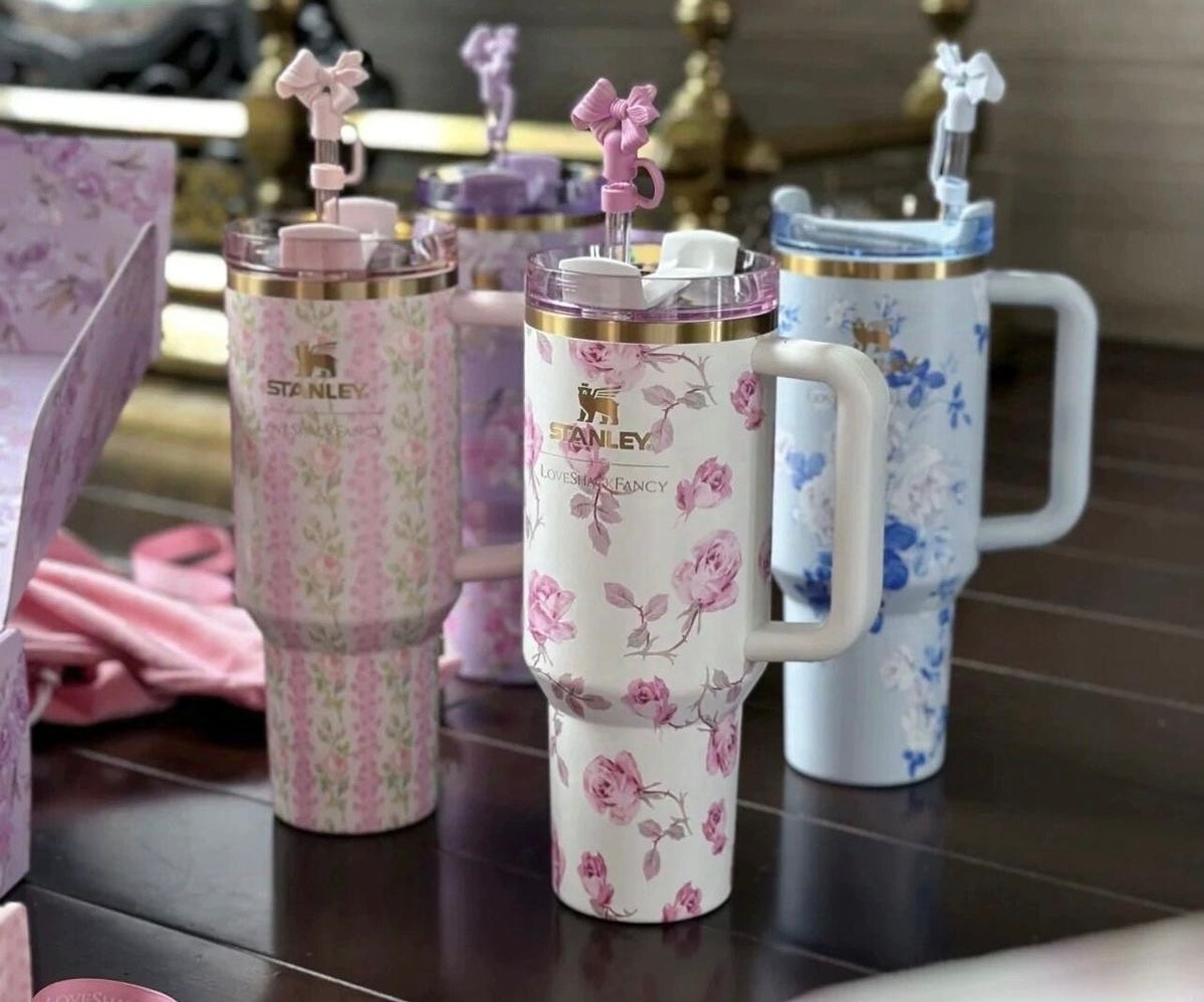 Stanley Love Shack Tumbler With Straw Cover And Gift Box Packing