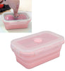 Premium Collapsible Food Storage Box with Lid – Space Saving Foldable Kitchen Storage Container