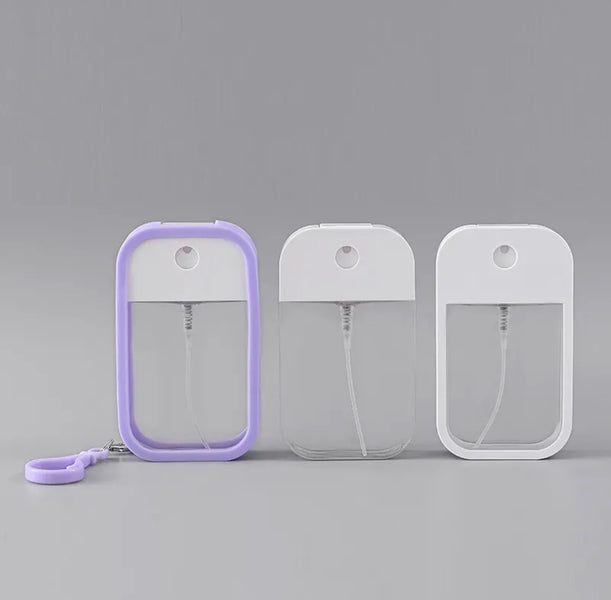 Luxe Refillable Perfume & Sanitizer Keychain Dispenser