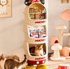 Original Disney Mickey 3-Tier Storage Organizer Cabinet | Multipurpose Standing Storage Shelf with Display Compartment for Kids Room & Home