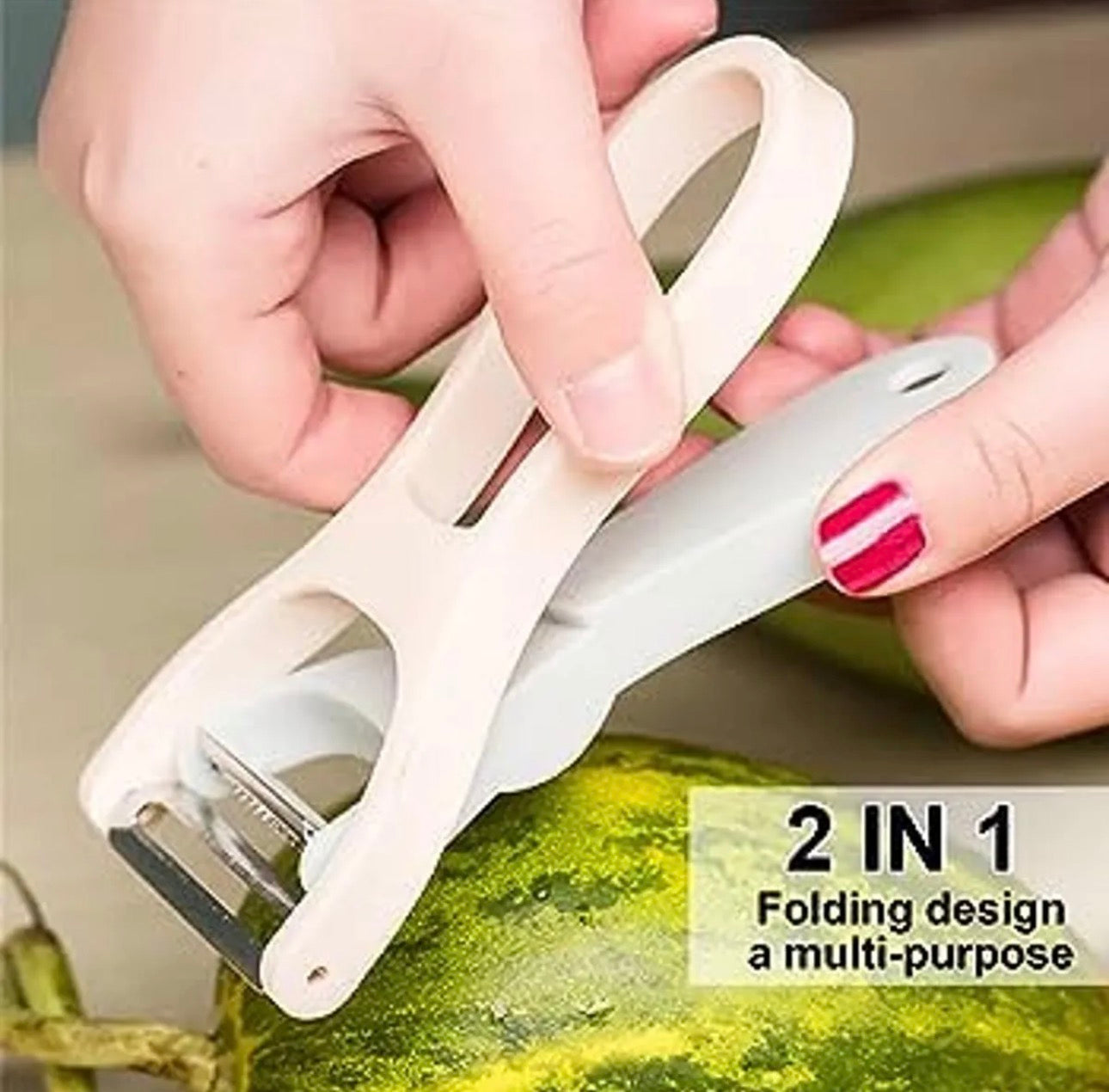 Luxury Multifunctional Fruit & Vegetable Peeler – Premium Kitchen Tool (2pcs Set)