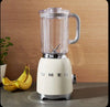 SMEG Retro Blender – Cream White Premium High-Speed Kitchen Blender with Multi-Speed Control