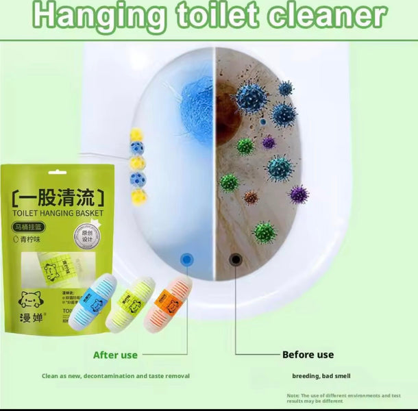 Premium Hanging Toilet Bowl Cleaner Capsule – Long Lasting Freshness (1 Pc)