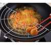 Premium Stainless Steel Frying Pan Oil Splash Guard Rack – Multi-Purpose Kitchen Frying & Draining Stand