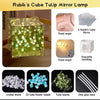 Luxury Tulip Cube Lamp – Decorative LED Flower Light for Home & Living