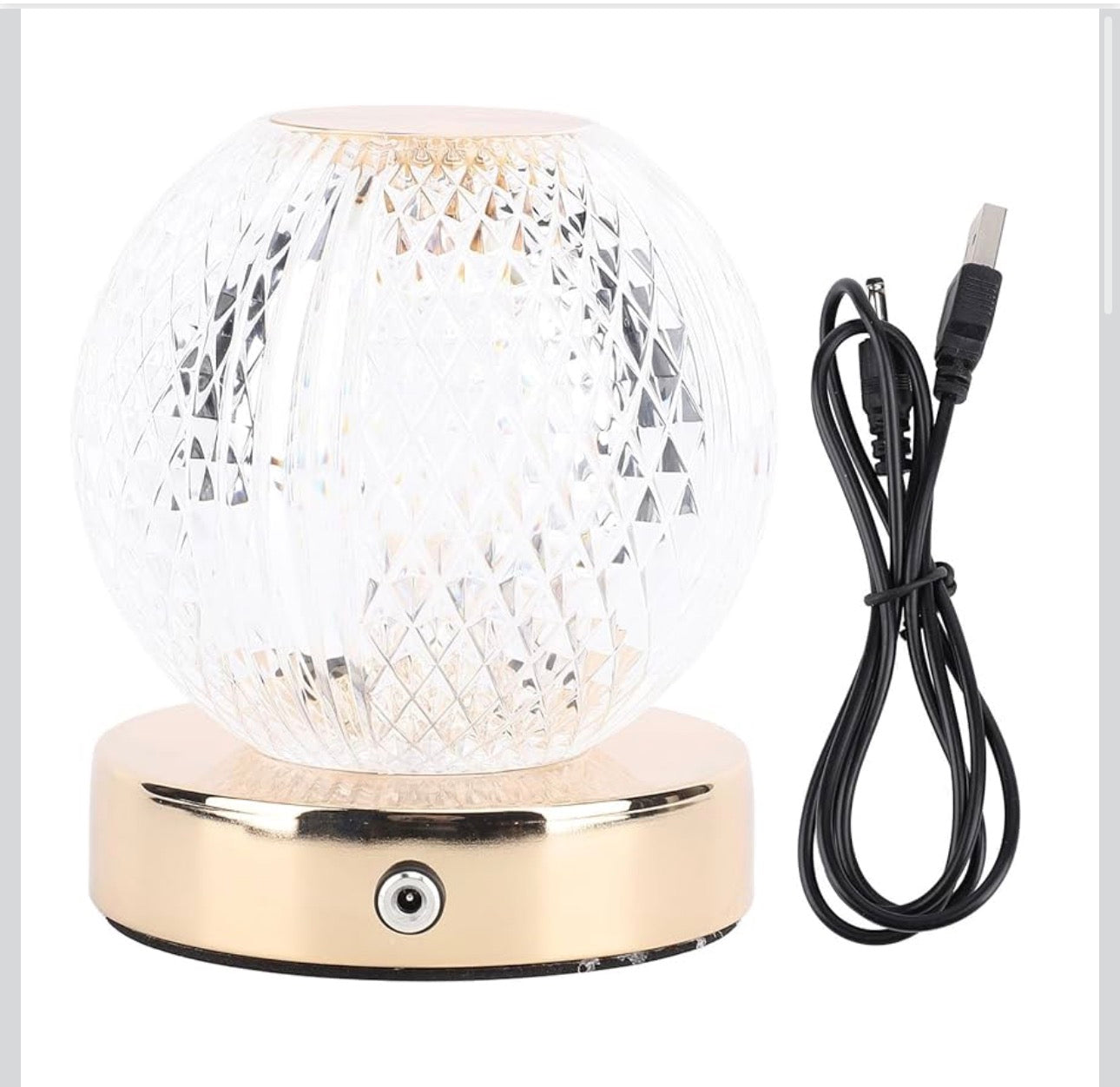 Luxury Crystal LED Table Lamp – Modern Decorative Lighting