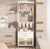 Premium Multi-Layer Floor-Standing Coat Rack with Storage Drawers