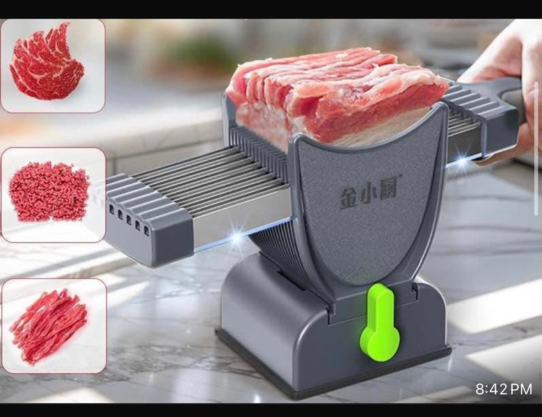 Premium Manual Meat Tenderizer & Slicer Machine | Multi-Blade Steak, Chicken & Beef Tenderizer Cutter