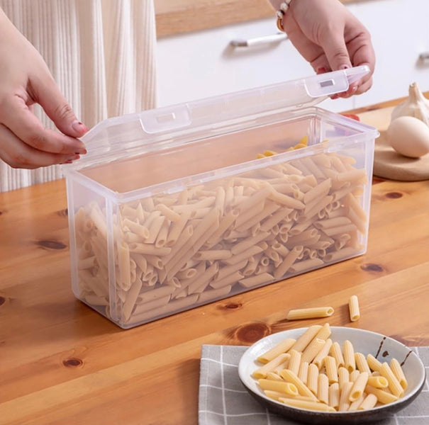 Premium Airtight Pasta & Food Storage Box – Multi-Purpose Kitchen Organizer (1 Pc)