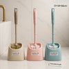 Premium Toilet Cleaning Brush with Holder – Random Color | Bathroom Hygiene Tool