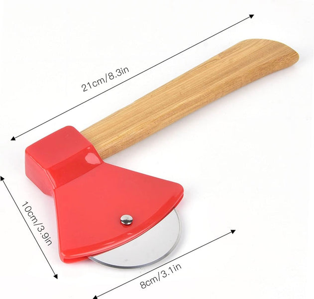 Ergonomic Pizza Cutter Wheel – Long-Handle Slicer for Pizza & Flatbread