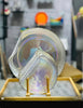 Luxury Handmade 7-Piece Iridescent Serving Set with Gift Box – Elegant Serving Plate & Quarter Plates Set