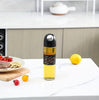 Glass Oil Dispenser Bottle with Automatic Pour Lid – Modern Kitchen Oil & Sauce Container
