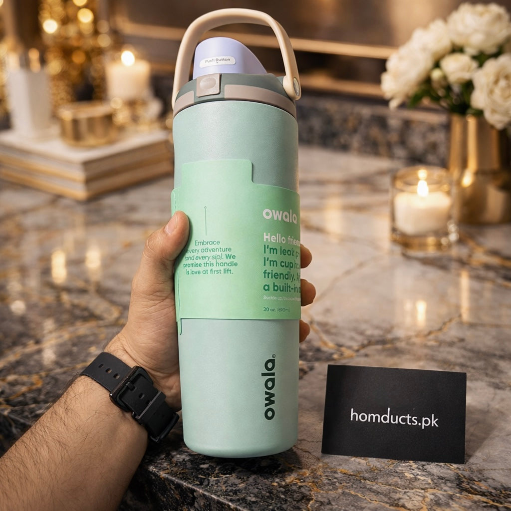 Owala FreeSip Insulated Stainless Steel Water Bottle with Carry Handle