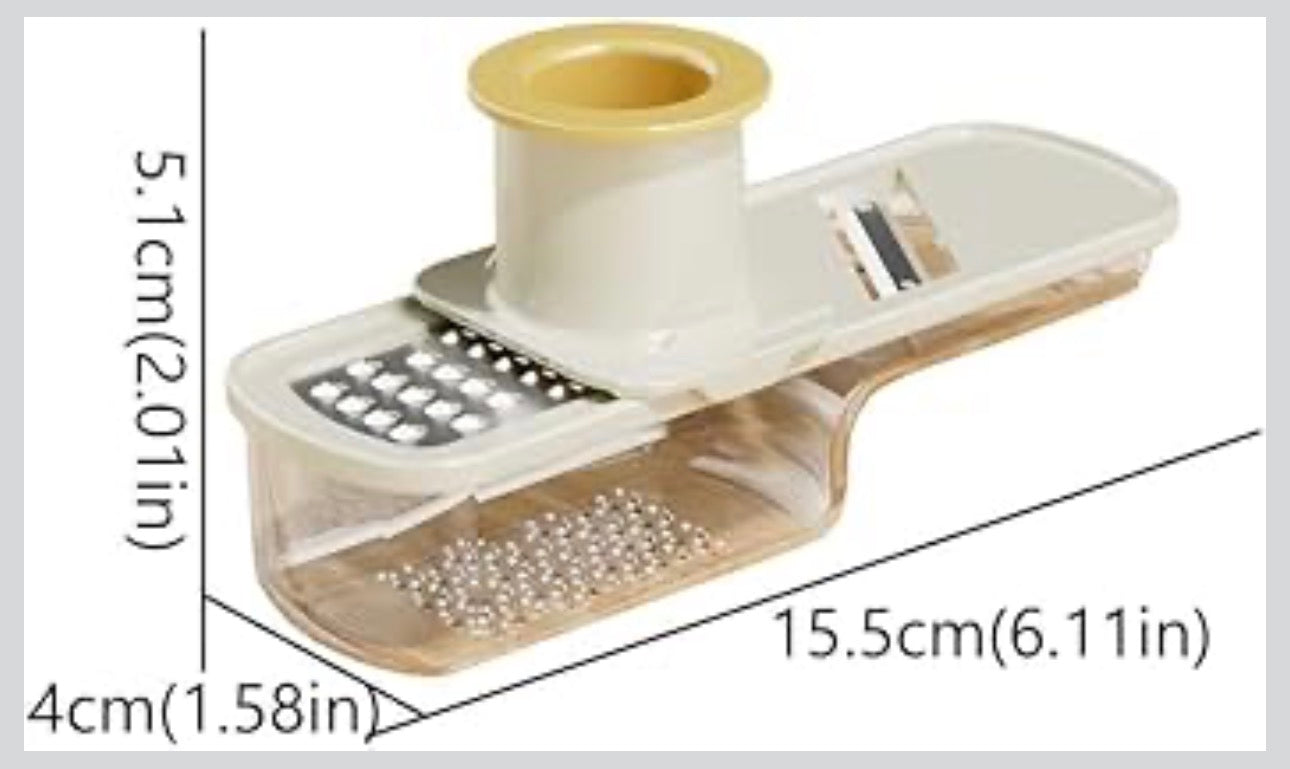 Premium 3-in-1 Garlic & Ginger Peeler, Slicer & Storage Box