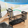 Luxury Sink Organizer Rack with Drain Tray – Multi-Functional Kitchen Storage Holder