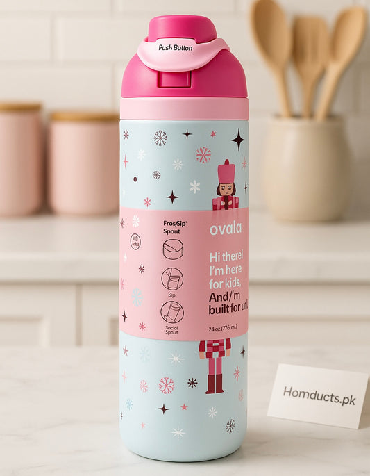 Owala 32oz FreeSip Water Bottle – Double Wall Insulated, Leak-Proof, Kids & Adults Travel Flask