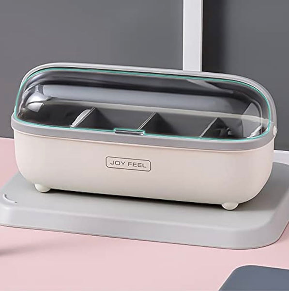 Premium Multi-Compartment Kitchen Masala Box with Serving Spoons – Spice Organizer Container