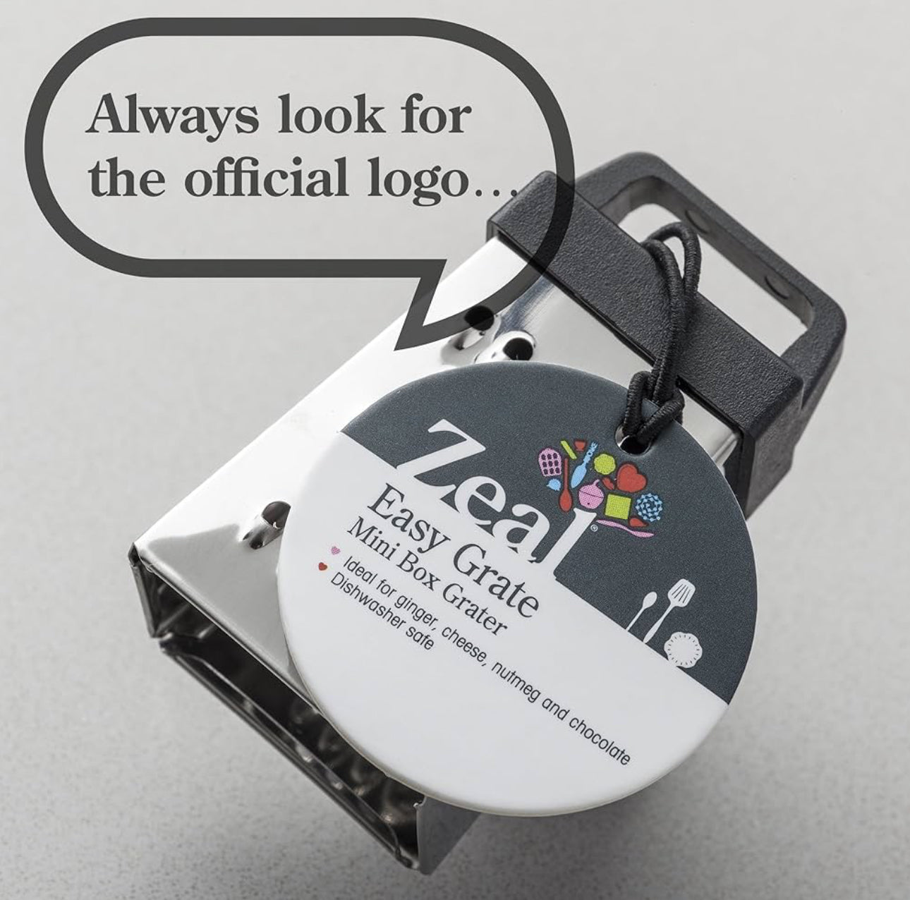 Mini Stainless Steel Box Grater with Handle – Spice, Cheese & Nutmeg Grater