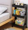 Premium Multi-Purpose 3 & 4 Tier Rolling Storage Organizer Rack for Bathroom, Kitchen, Laundry & Home Organization