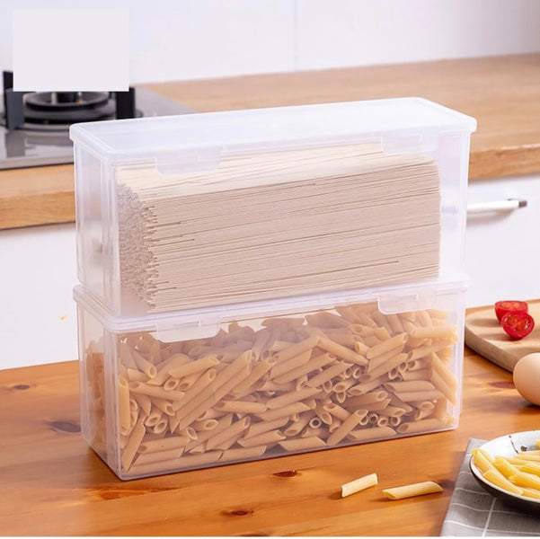 Premium Airtight Pasta & Food Storage Box – Multi-Purpose Kitchen Organizer (1 Pc)