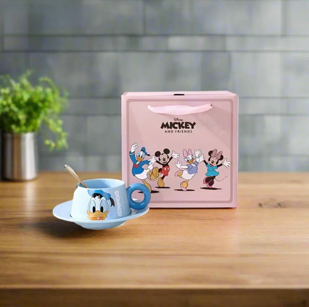 Disney Mickey & Friends Cup & Saucer Gift Set – Donald Duck Edition