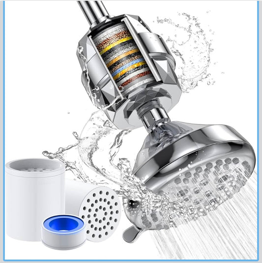 Premium 20-Stage Water Purifier Filter for Tap & Shower – Advanced Multi-Layer Filtration System