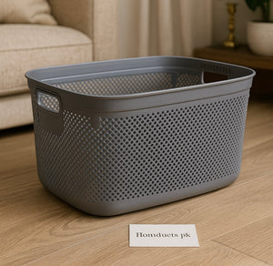 Ziba 30L Premium Mesh Storage Basket – Multi-Purpose Home & Laundry Organizer