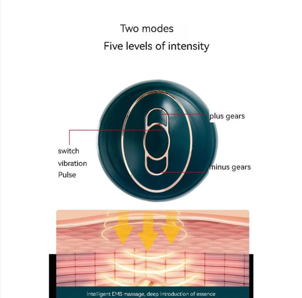 Luxury Electric Scalp & Body Massager – Rechargeable Deep Relaxation Device with Metal Massage Nodes