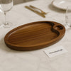 Luxury Wooden Serving Tray with Dip Bowl