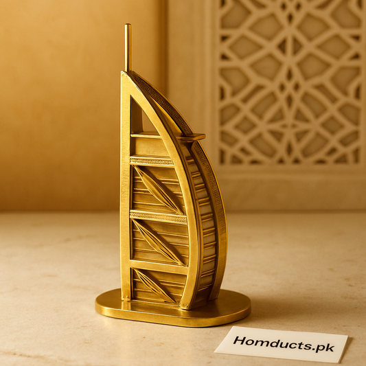 Golden Burj Al Arab Miniature – Premium Dubai Landmark Home Décor