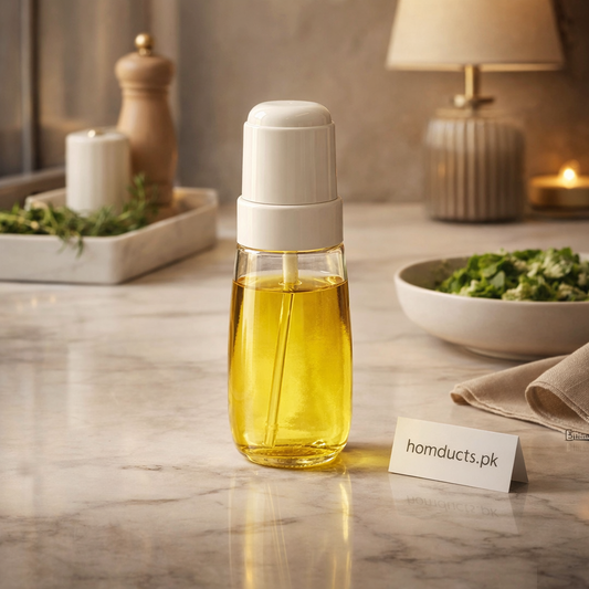 Premium Glass Oil Dispenser Bottle with Precision Pour Pump – Leakproof Kitchen Oil Sprayer