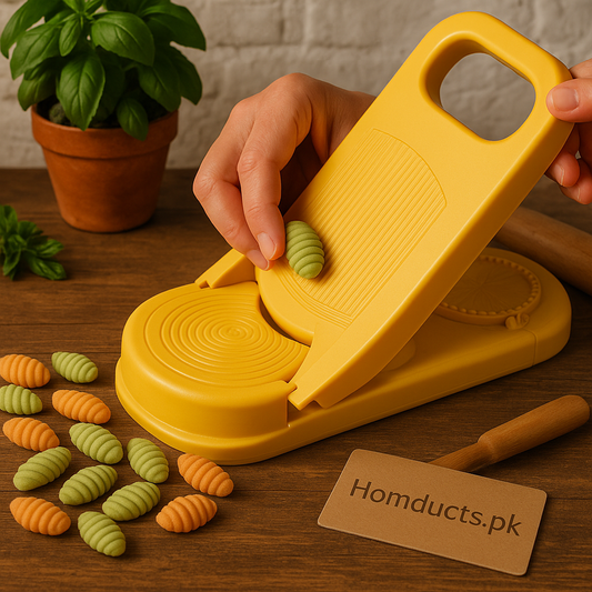 Multi-Shape Pasta Maker Press – Easy Homemade Pasta Dough Shaper Tool