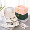 Multi-Layer Jewellery Organizer Box with Mirror – Drawers & Compartments