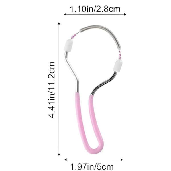 Spring Facial Hair Remover Tool – Manual Threading Epilator for Face