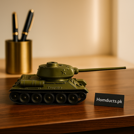 Classic Die-Cast Military Tank Model – High-Detail T-34 Inspired Collectible Toy